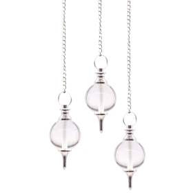 3x Sphere Pendulums - Rock Quartz