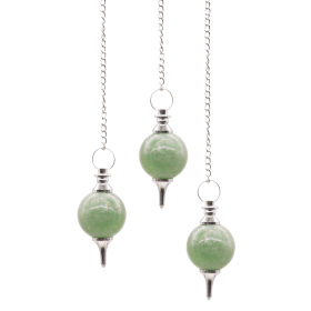 3x Sphere Pendulums - Green Aventurine