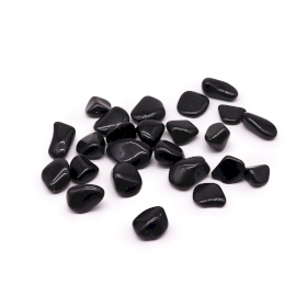 24x L Tumble Stone - Obsidian Black