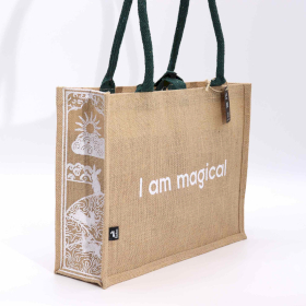 5x Hop Hare Jute Big Bag - I am Magical