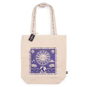 Hop Hare Tote Bag - I am Bright -  Cotton Canvas