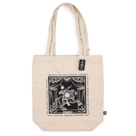 Hop Hare Tote Bag - I am Brave - Cotton Canvas