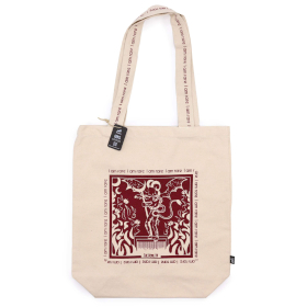 Hop Hare Tote Bag - I am Rare - Cotton Canvas