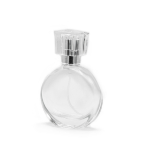 6x 30ml Oval Bottle, Silver Spray and Crystal Cap