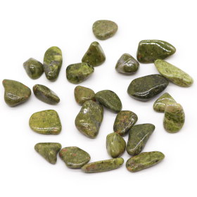 24x African Gemstone  Epidote - Size 5 - 16mm (KG)