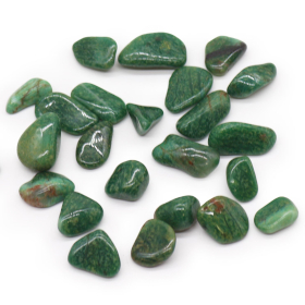 24x African Gemstone Quartz - Green - Size 5 - 16mm (KG)