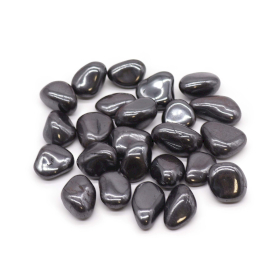 24x L Tumble Stones - Haematite Grade B