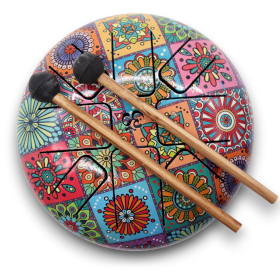 Hapi Drum Multi Coloured - 17x13cm