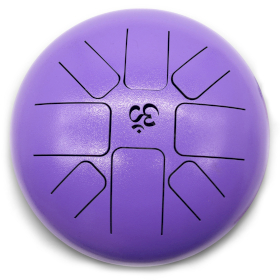 Large Hapi Drum Om Violet- 22x18cm