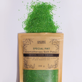 5x Aromatherapy Bath Potion in Kraft Bag 350g - PMT