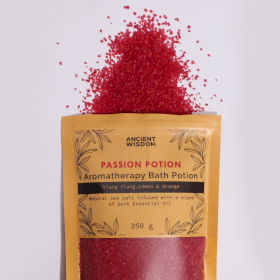 5x Aromatherapy Bath Potion in Kraft Bag 350g - Passion