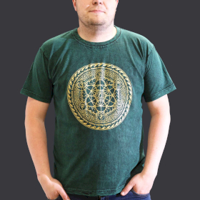XLarge Stone Washed T-Shirt - Chakra - Green