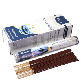6x Aromatika Charcoal Free Hex Incense - Refreshing
