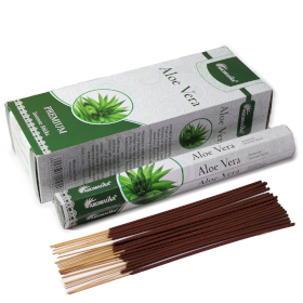 6x Aromatika Charcoal Free Hex Incense - Aloe Vera