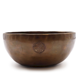 Extra Large Indian Moon Phase Singing Bowl - (approx 1500g) - 22cm