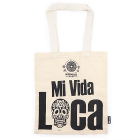 10x Iconic Basic Tote Bag - Mi Vida Loca - (40x36cm) - Natural 4oz