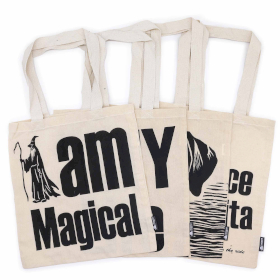 200x Iconic Basic Tote Bag - Assorted Carton (10 designs - 20 of each) - Natural 4oz