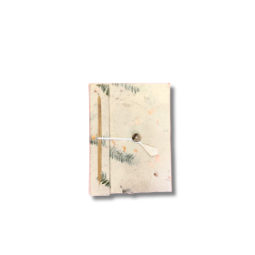 Mini Lokta Mixed Flowers Notebook (12x8cm) 40 leafs
