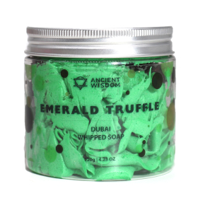 3x Dubai Whipped Soap - Emerald Truffle 120g