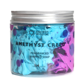 3x Amethyst Creed Whipped Soap 120g