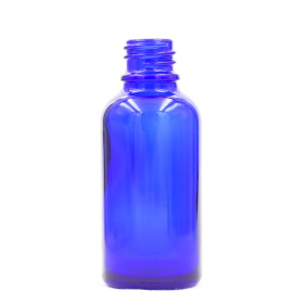 88x 50ml Blue Glass Dropper Bottle