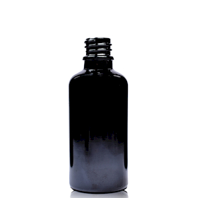 110x 30ml Black Glass Dropper Bottle