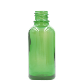88x 50ml Green Glass Dropper Bottle  - No Cap