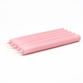 100x Anitque Rose Dinner Candle