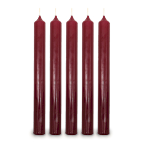 100x Bordeaux Dinner Candle