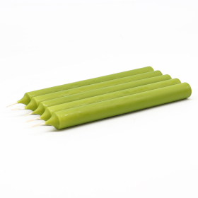 100x Olive Dinner Candle