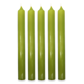 100x Olive Dinner Candle