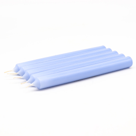 100x Pollar Blue Dinner Candle