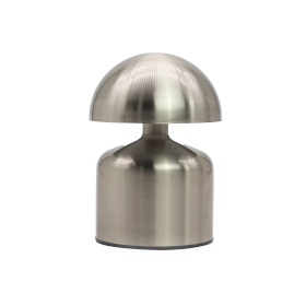 Touch Lamp - Dome Mushroom Silver - USB-C LED Light
