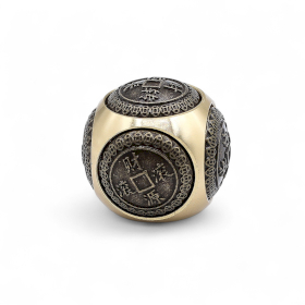 3x Feng Shui Fortune - Wealth Dice - Rounded