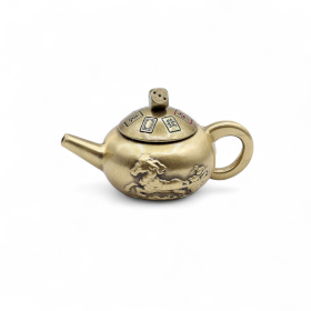 3x Feng Shui Fortune - Lucky Teapot with Dice Spin