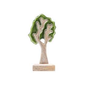 6x Lost in the Forrest -  Single Tree 3D Wooden Decoration