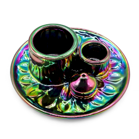 Palo Santo Stick & Smudge Holder - Metalic Rainbow