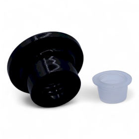 6x Diffuser Fitting 28mm - Black Plastic T-Shape  (fits 21 -33)