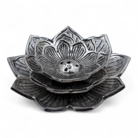 2x Tri-Flower Lotus Flower Incense Holder