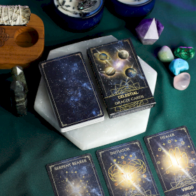 4x Celestial Energy Atlas Oracle Cards - Spiritual Deck