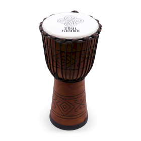 Large Pro Djembe Drum - Soul Sound (low) - 50cm (22cm Diameter)