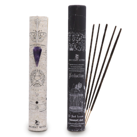 4x Ancient Witch Spell Incense - Seduction - Amethyst Pendulum