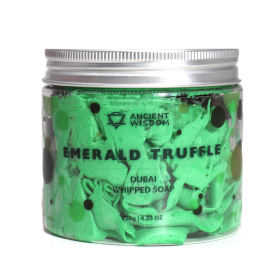 3x Dubai Whipped Soap - Emerald Truffle 120g