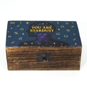 Medium Enamelled Box  - You are Stardust