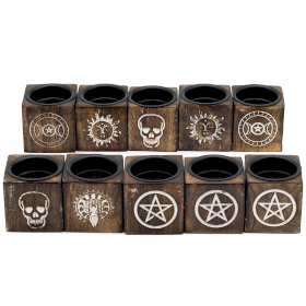 10x Cube Multi Purpose Holder - 5x5x5cm - Witchcraft Selection