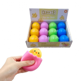 12x Easter Springtime Hatching Chick & Egg Pop Out Toy