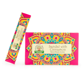 12x Namaste Mandala Masala Incense - Sandal with Cinnamon