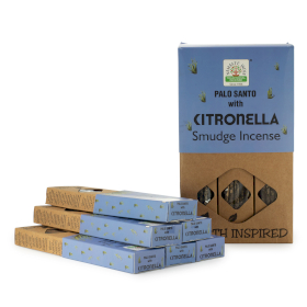 12x Earth Inspired Smudge Incense - Citronella