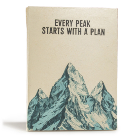 Lrg Lokta Inspiration Notebook (21x15cm) - 45 leafs - Every Peak - inc bookmark