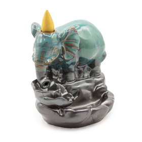 3x Backflow Incense Burner - Elephant at Pool